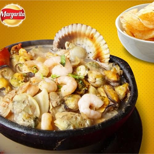 Miniatura 8 de Papas Margarita (paquete de 12) Patatas fritas extra crujientes alas BBQ y limón sabor a pimienta Papitas Margarita extra crocantes de Alitas BBQ y