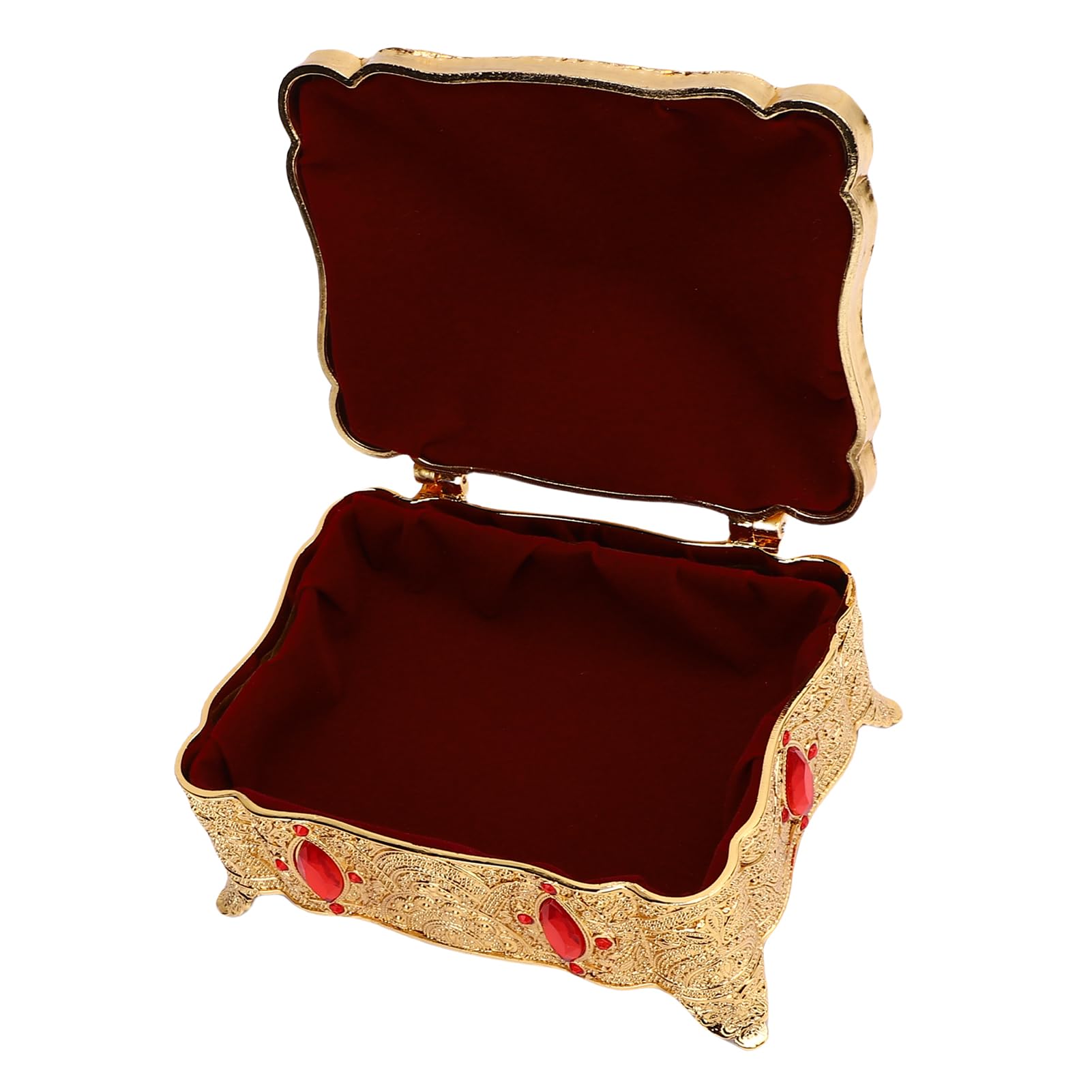 Pudełko z biżuterią w stylu vintage, wykwintny design, organizer na biżuterię dla kobiet