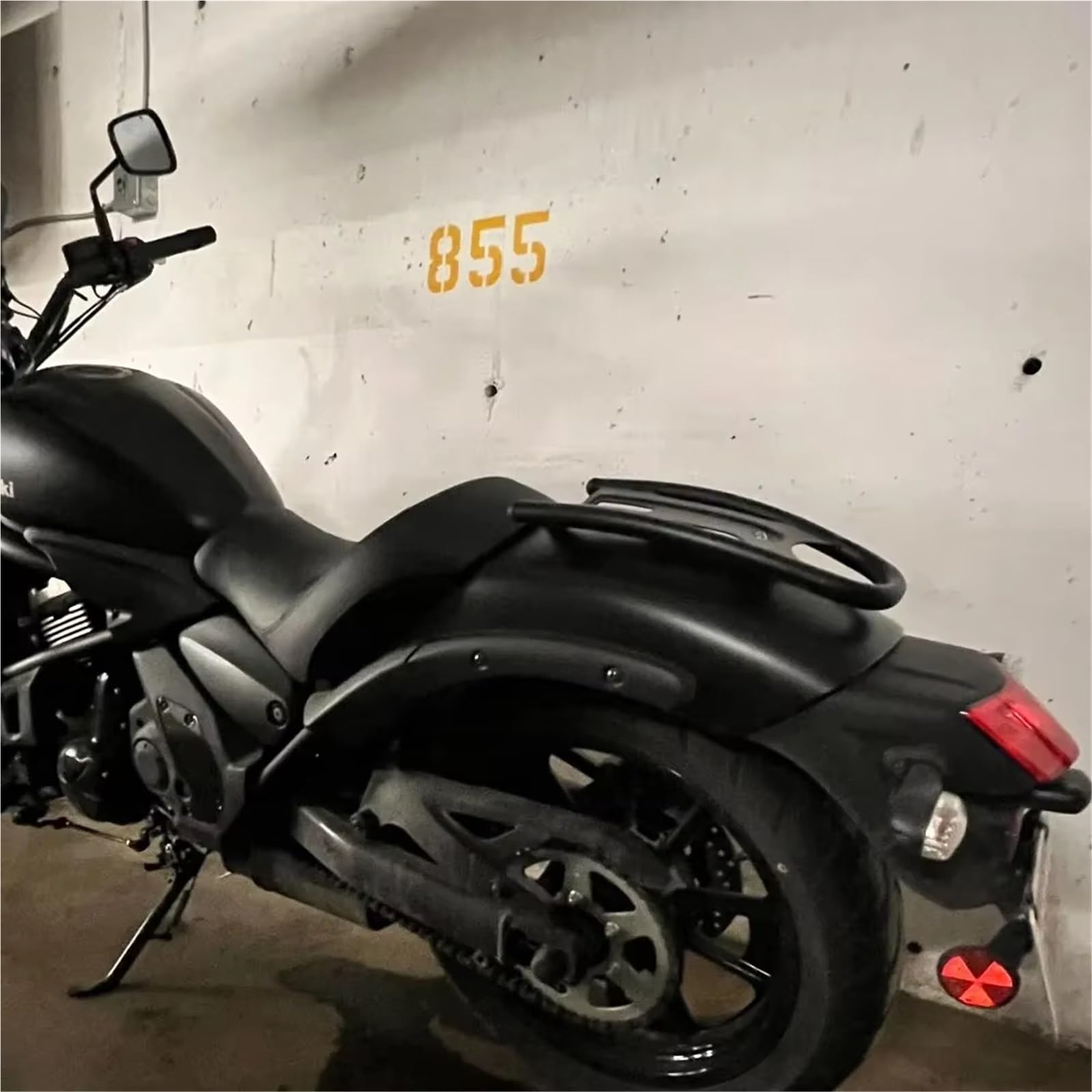 per Kawasaki per Vulcan S SE per Cafe EN650 VN650 VN 650 S650 2015-2024 Portapacchi Posteriore in Acciaio Inossidabile Portapacchi per Moto