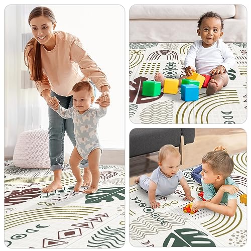 Babebay Baby Play Mat, Soft Baby Mat For Floor, Foldable Playmat For Babies Toddlers And Infants thumb #6