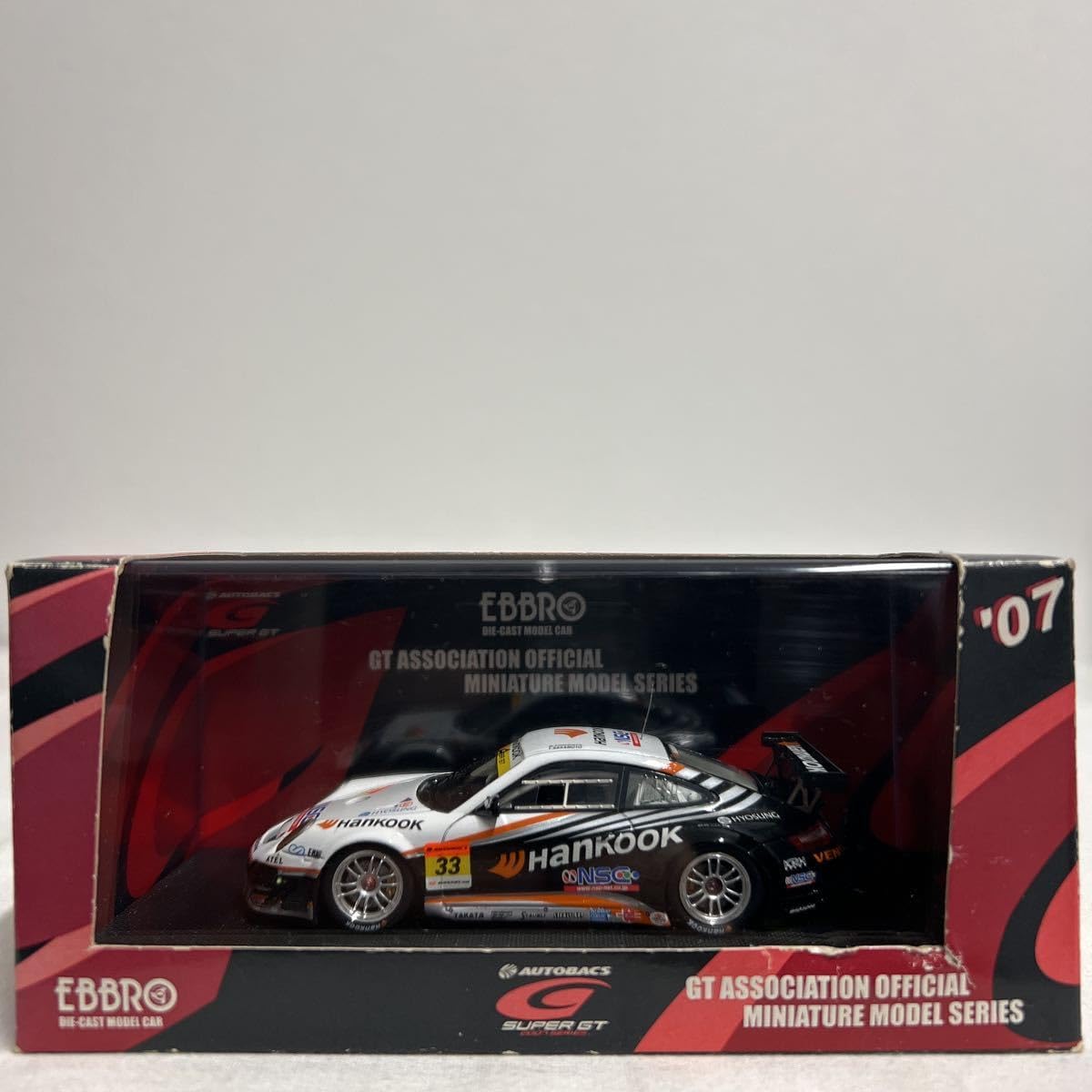 Amazon | EBBRO 1/43 HANKOOK PORSCHE 911 SUPER GT 2007#33