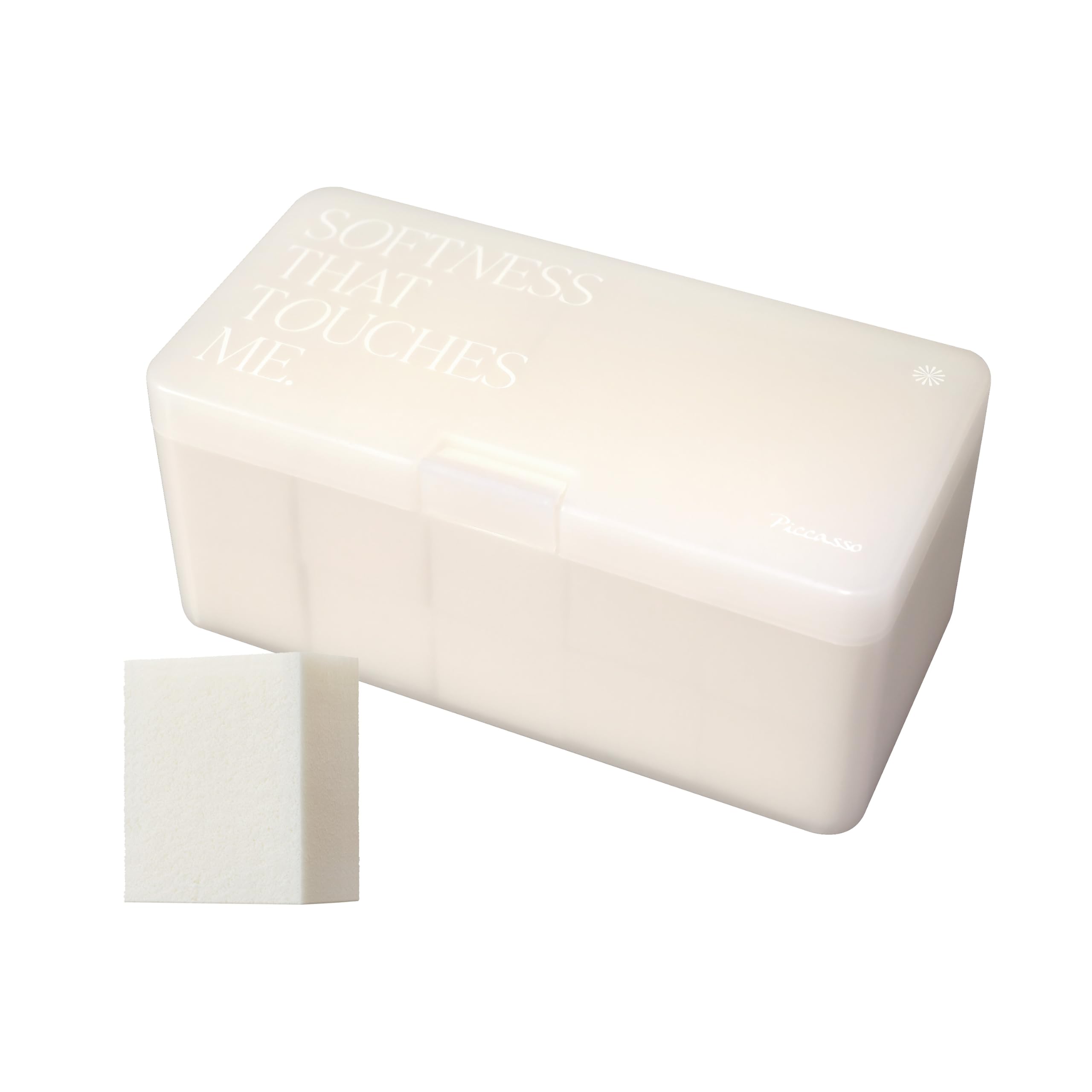 Piccasso Makeup Schwämme für Foundation 20P - Latex Quadratische Schwämme für Gesichts-Make-up, langanhaltende Schwämme mit Beschichtungsoberfläche, ideal für hohe Haftung & hygienischen täglichen