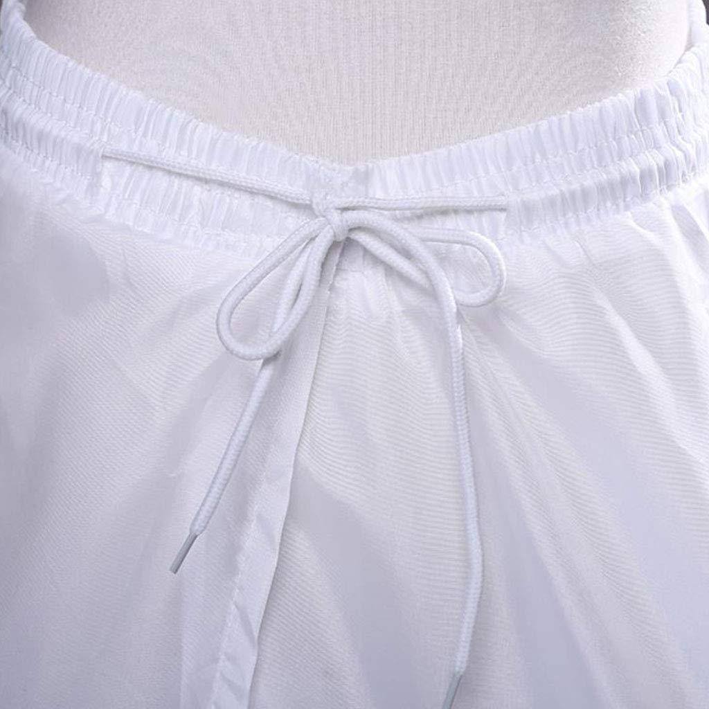 ZZALLLGonna Mezza Gonna Stile Lungo Senza Cerchi a 4 Strati Sottoveste Abito da Sposa da Sposa Foderato da Donna Abiti da Festa da Donna Fodera da Gioco di Ruolo