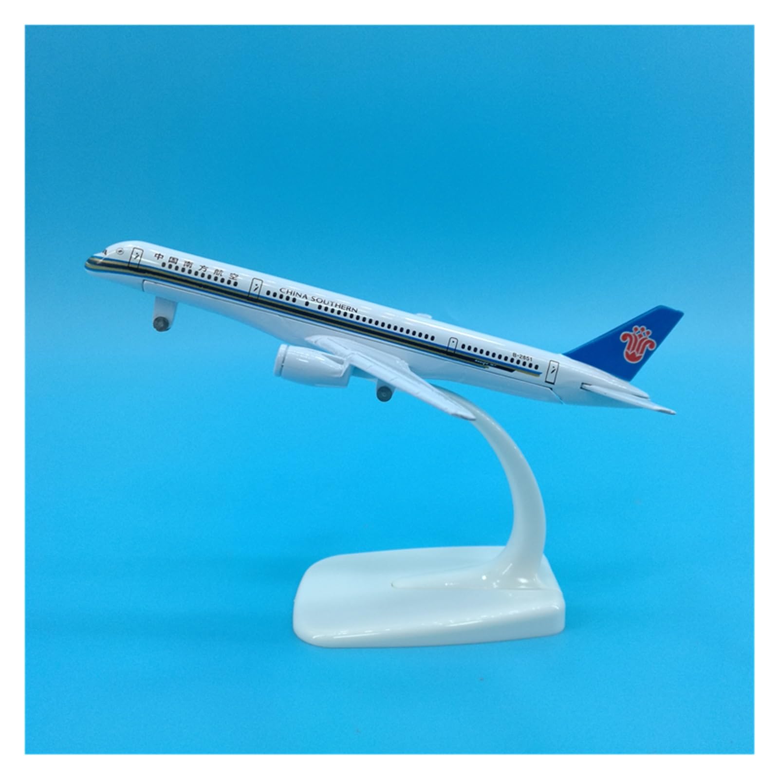 Maquette avion B757 China Southern 16cm en alliage 1:400 avec base