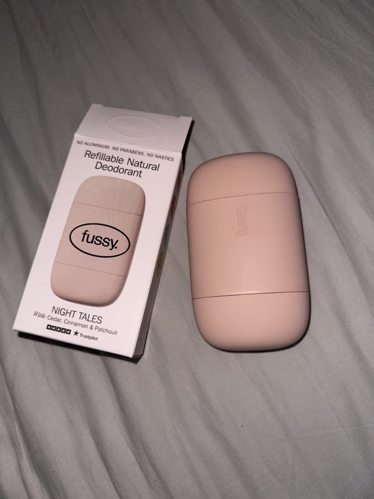 Fussy - Natural Refillable Deodorant - Aluminium Free - 24 Hour Protection Floral Scent And Blush Pink Case Cedar Cinnamon And Patchouli Vegan Cruelty Free 100 Natural Effective - View #9