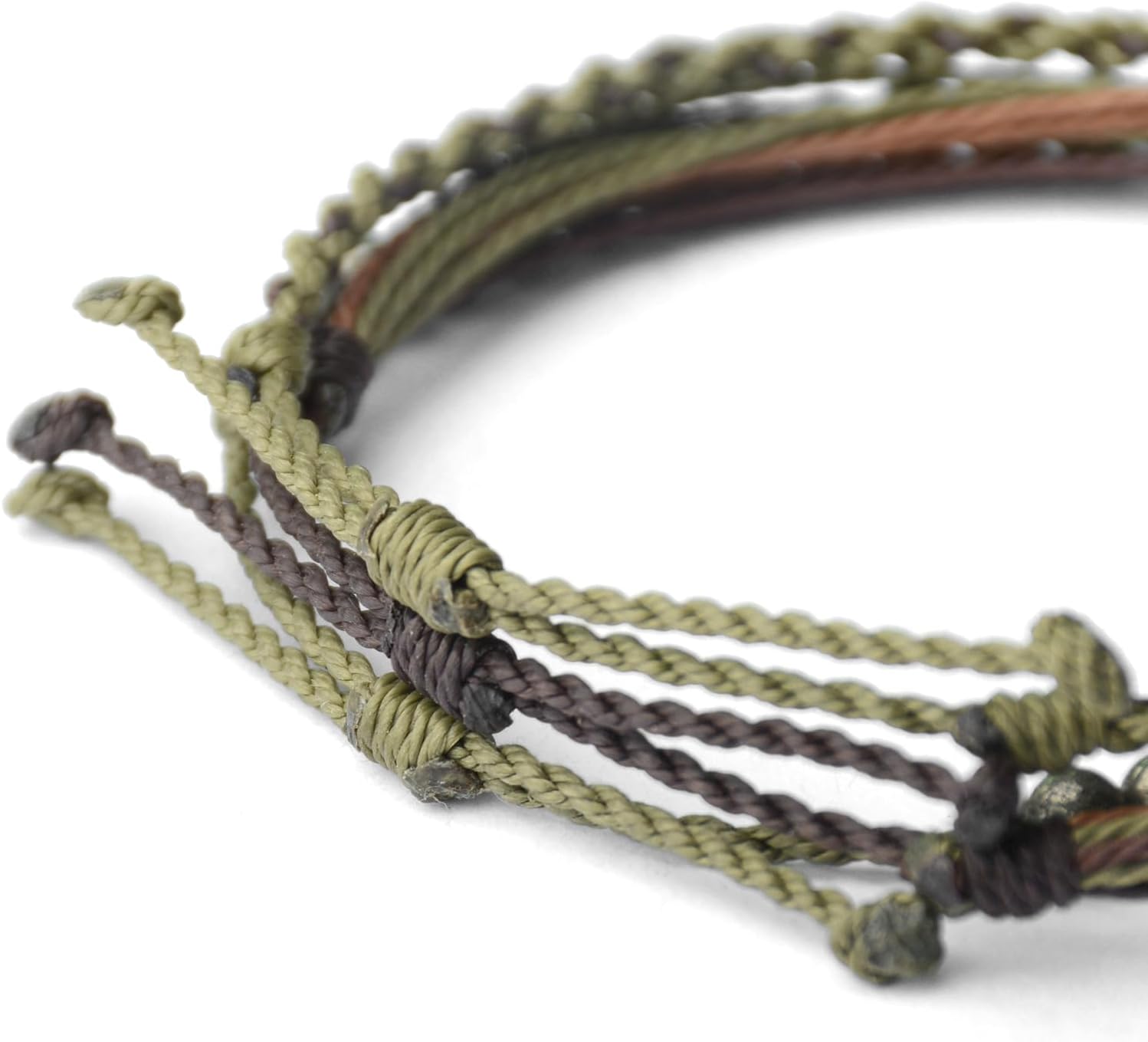 Handmade Natural Stone Beaded Healing Bracelet Gift for Men Adjustable Rope String Bracelet