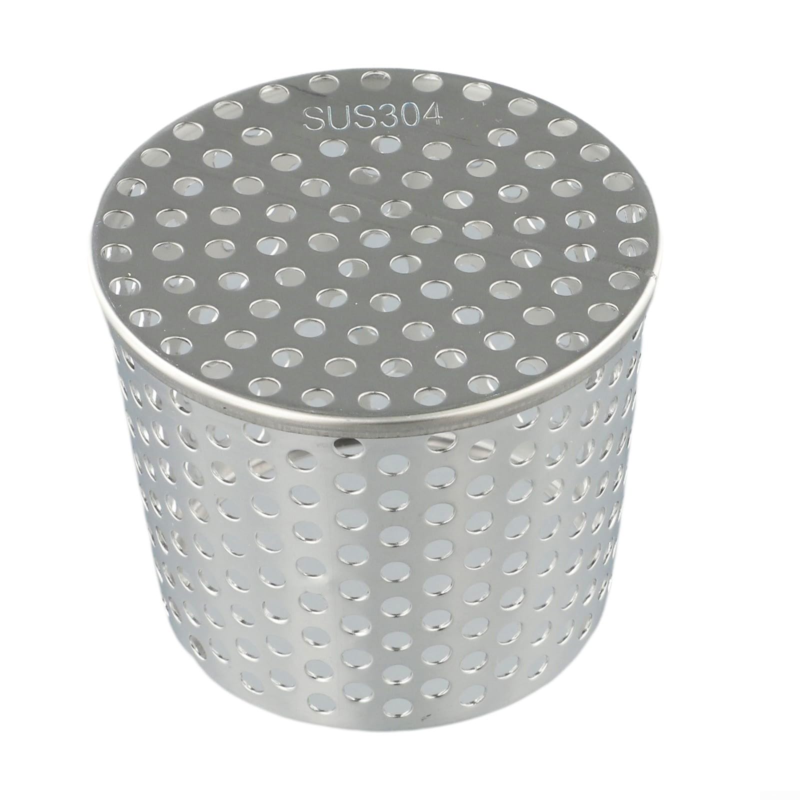 GLFLOW 304 Floor Drain Stainless Steel Cover Anti Clog Drainage System With Tapered Design for Outdoor Rooftop Balcony Installation (100mm)