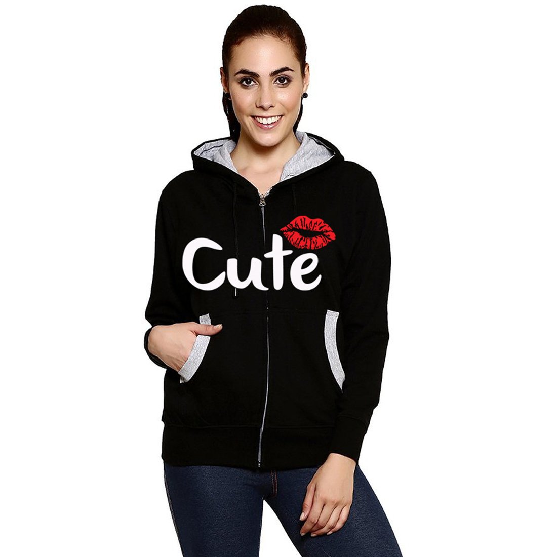Goodtry GWomen's Cotton Hooded Hoodie