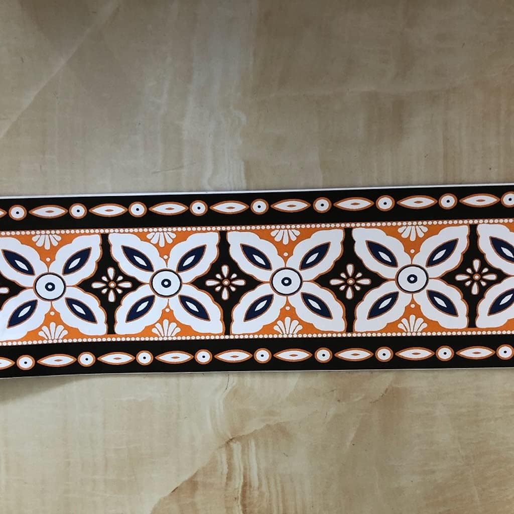 Waist Line Wall Sticker Home Decor Kitchen Toilet PVC Wallpaper Border Rooms Flower Stickers