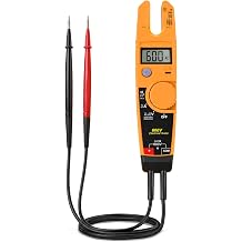 T5-600 Electrical Tester Compatible with Fluke Meter, 600V Voltage Tester | 600V Electrical Tester For Fluke T5-600, AC Voltage Current Continuity Testing, Open Slot Amp Meter with Thin Probes
