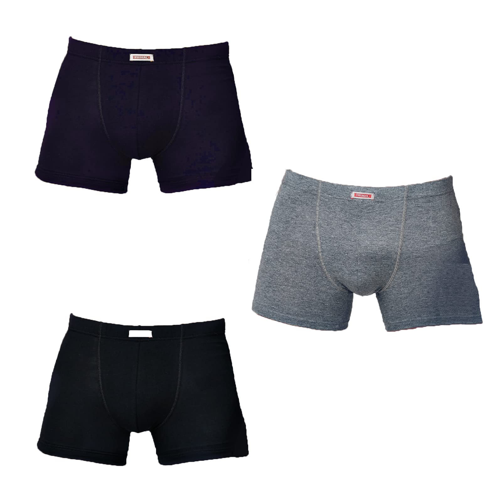 PRIMAL Bokserki męskie - Slipy Męskie, Bielizna Męska, Majtki Męskie Oferta 4 szt. Bawełna Stretch Rozmiar Maxi Zgodne, 8 Bokserki Różne Kolory, 4XL