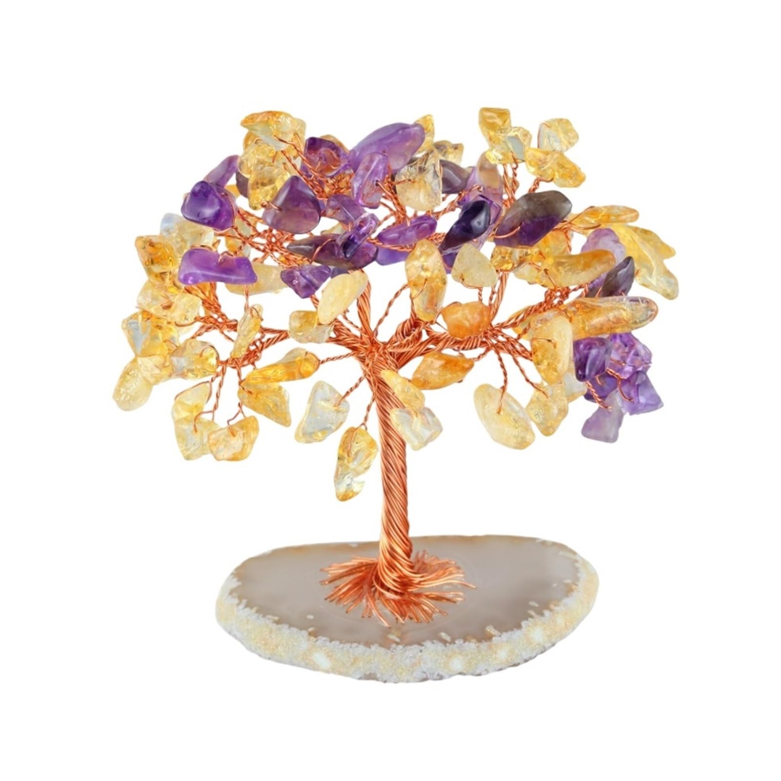 albero di cristalli, Albero di cristallo dell'albero dei soldi for la decorazione della scrivania, albero pietra for l'energia positiva, decorazioni con pietre preziose, Fengshui