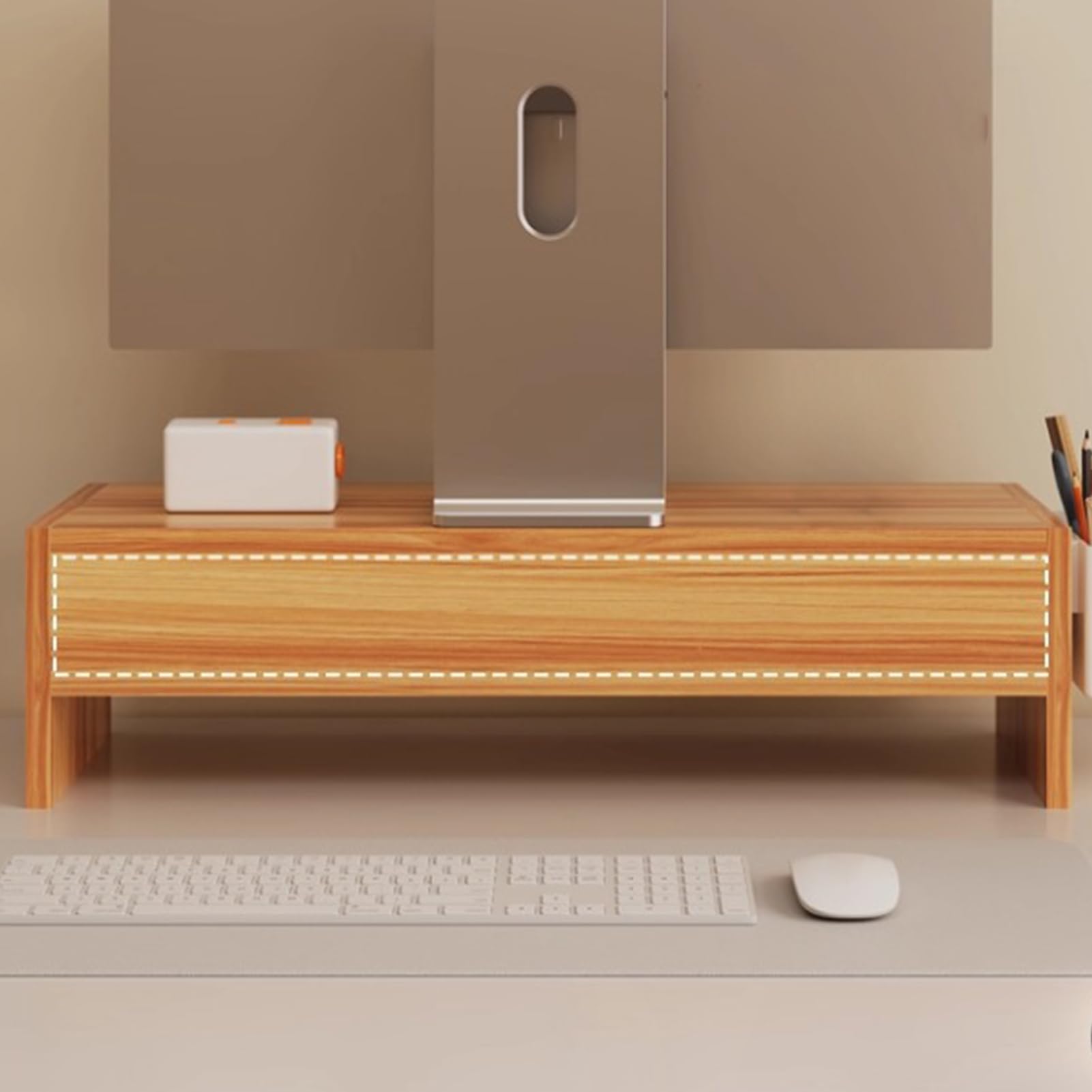 Stojak – przedłużacz podtrzymujący monitor, solidny organizer na biurko, ergonomiczne rozwiązanie do oglądania dla rodziny, przyjaciół, sypialni, pokoju, akcesoria komputerowe, do domowego biura