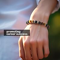 Vista 42 de Tigers Eye Protection Handmade Bracelet Best Present For Men Women Attract Wealth Chakra Feng Shui Stretchy Beaded Bracelets Lucky Friendship