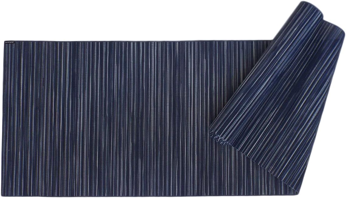Amazon｜Chilewich チルウィッチ RibWeave リブウィーブ テーブルランナー (Indigo（インディゴ）)｜テーブル