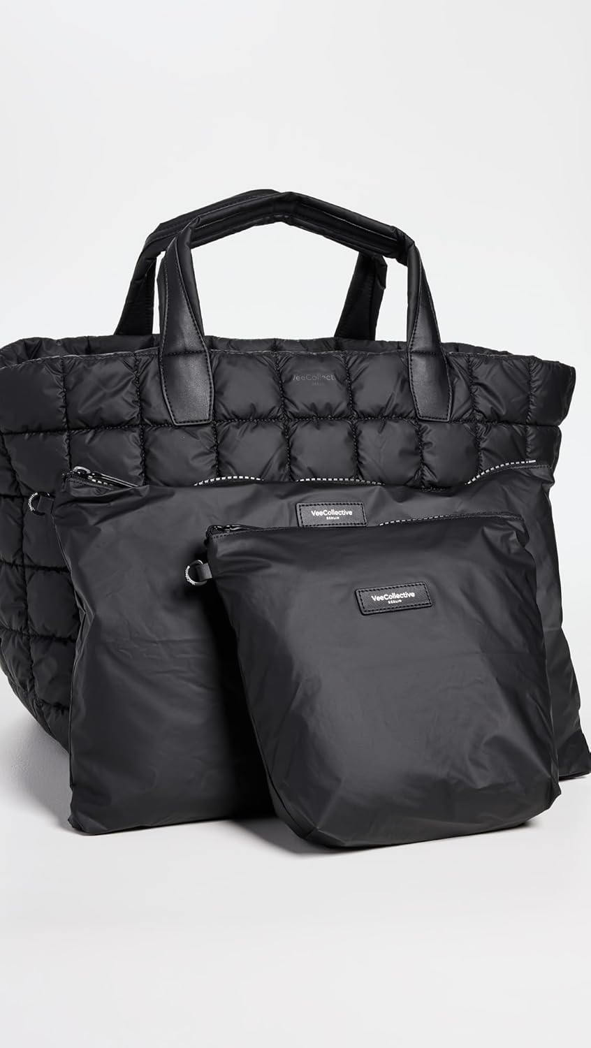 Vee Collective Women's Porter Weekender Tote Matte Black - Image 4