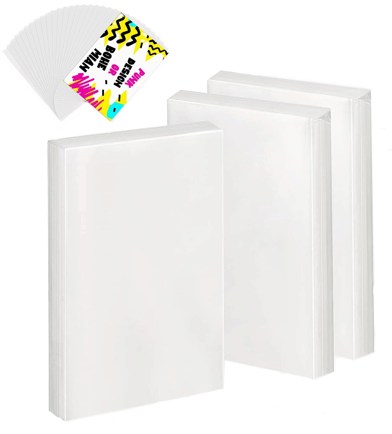 GoldOars Penny Sleeves, 300 Pcs 66 x 91mm Trading Card Sleeves for Game, Football Cards