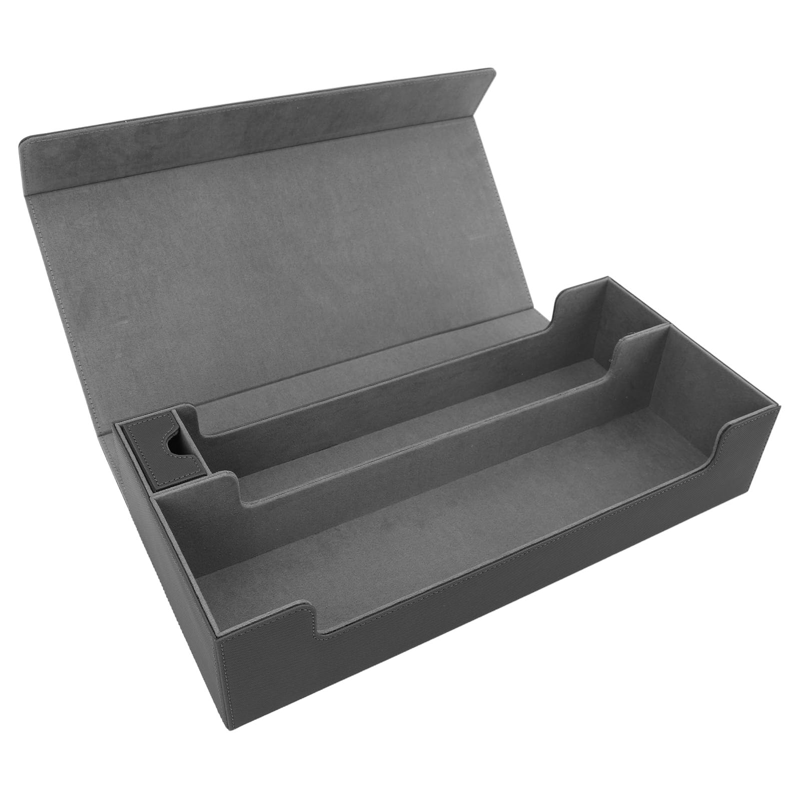 Card Storage Box Magnetic Closure PU Leather Organizer for Game and (#3)