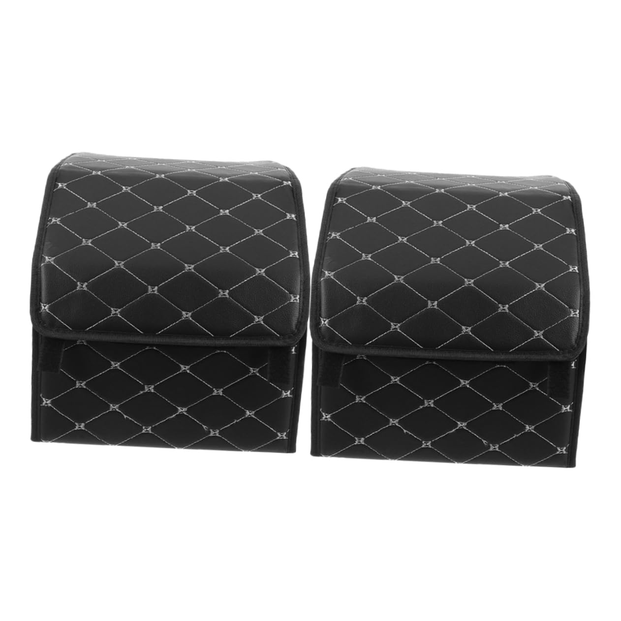 Boîte de rangement pour coffre fixable antidérapante lot de 2