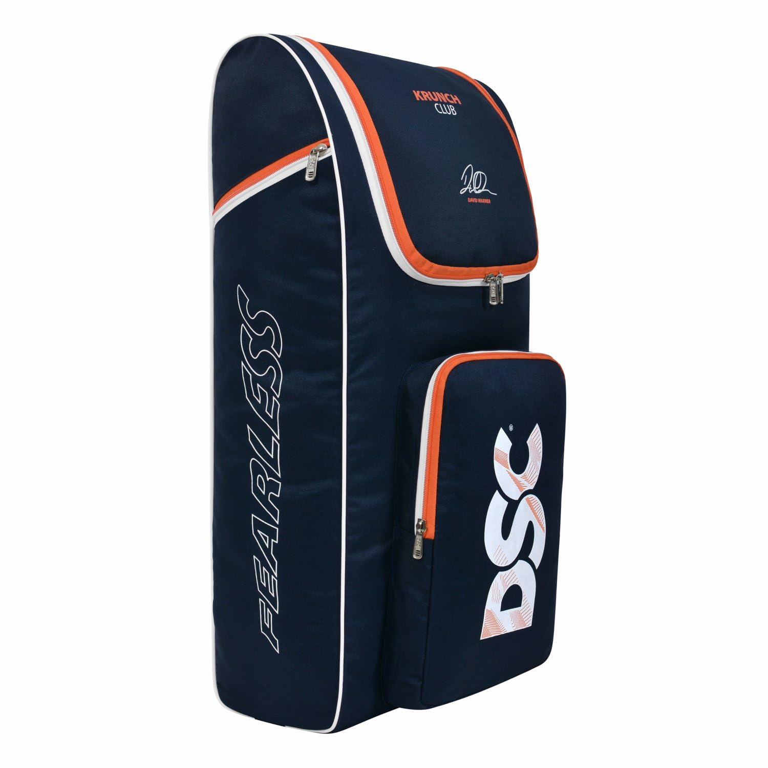 DSC Krunch Club Cricket Kit Bag, Colour - Navy/Orange
