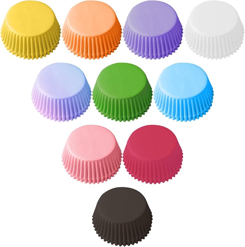 500 Mini Pirottini Standard Per Muffin, Pirottini In Carta Antiaderente Resistenti Al Calore, 3,5 Cm x 2,25 Cm, Adatti Per l'Uso In Forni e Friggitrici Ad Aria (3.5cm)