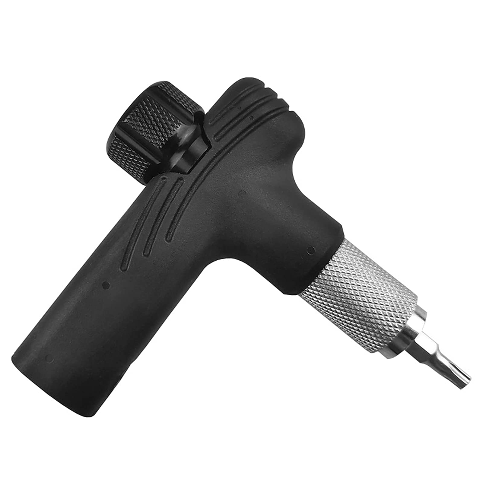 TFixol Llave dinamométrica ajustable para bicicleta, 4/5/6 Nm, llave en T, kit de mantenimiento de ciclo portátil, color negro