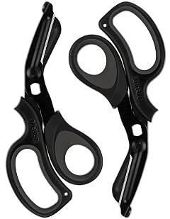 MEUUT 2 Pack Medical Scissors Trauma Shears for Left and Right Hand -Patented Bandage Scissors All Purpose with