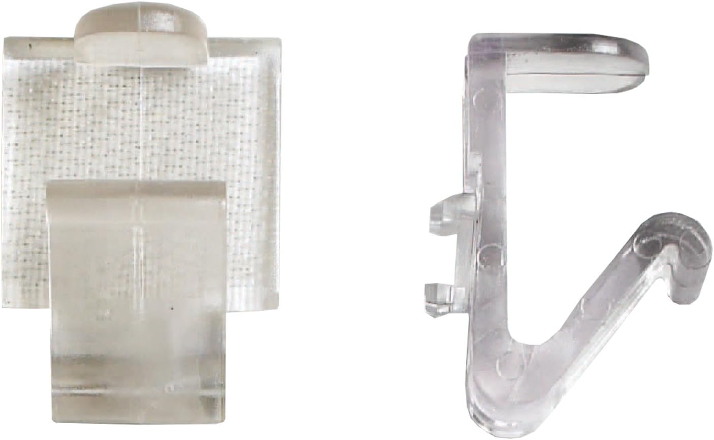 Snap Drape Hook And Loop BV Skirting Clips - Polycarbonate Clip Fits 3/4" Table Edge, 25 Per Bag