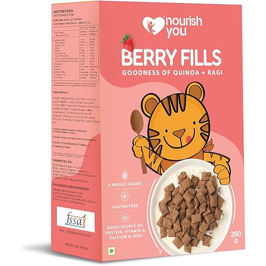 Nourish You Strawberry Fills - Quinoa Goodness 250g