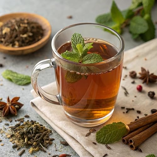 Vista 284 de Teavity - Paquete variado de cápsulas de té orgánicas Cápsulas de té caliente o hielo para Keurig, manzanilla, desayuno inglés, té negro, cápsulas