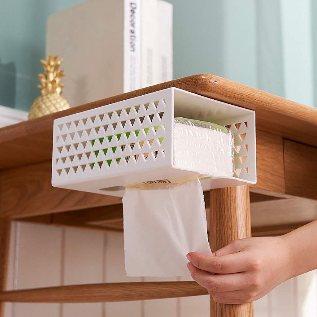 NATWEE Wand-Schreibtisch-Montage für Küche und Badezimmer, lochfreies Toilettenpapier-Tablett, Papierregal, Rollenpapier, Handtuchhalter, Gehäuse, Aufbewahrungsbox (Farbe: B) It's so Kind of You