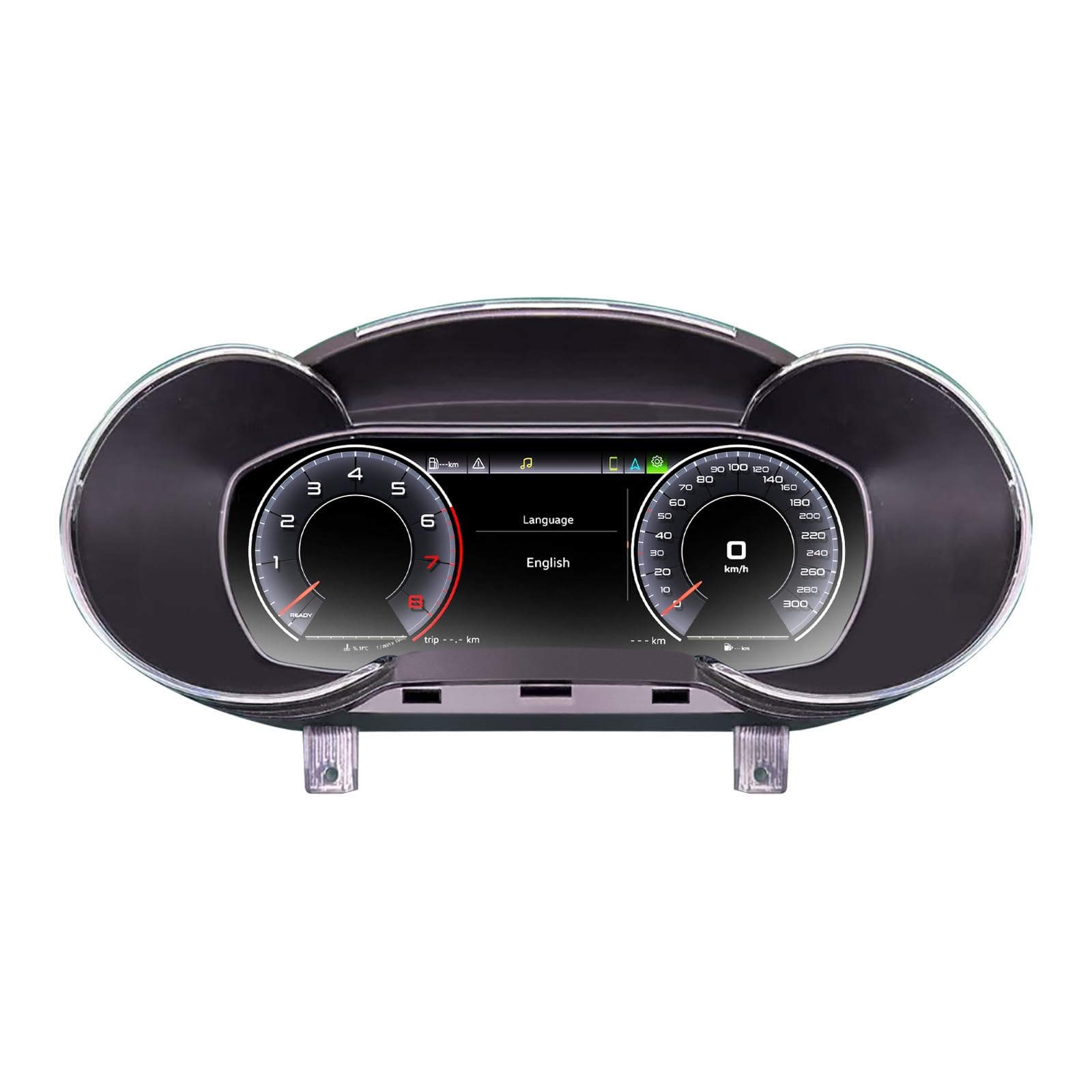 EGUIAS Car Digital Speedometer 12.3" Digital Cluster Dashboard fit For Audi A3 S3 8V 2014-2019 Years Carplay Car Lcd Panel Speedometer Virtual Cockpit