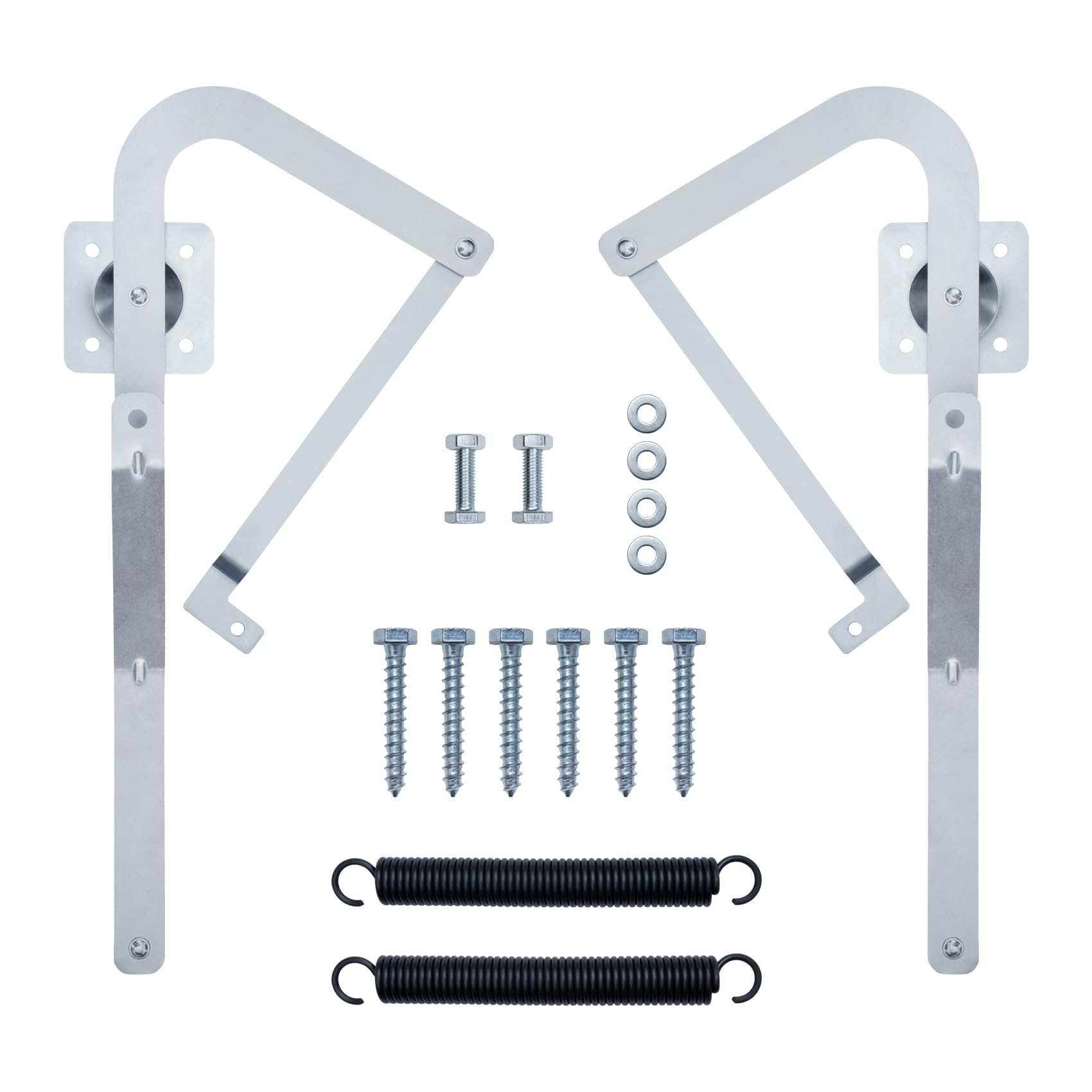 55-2 Attic Ladder Hinge Arms with High-Tension Springs - Universal Fit for Werner WU2210, W2208, W2210 Models - Durable Steel Construction