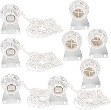 Levemolo 4 Conjuntos De Cortina De Plástico Com Cabeça De Persiana De Rolo Cortinas De Bloqueio Solar Persianas De Janela Para Persiana Doméstica Substituição De Embreagem Persiana