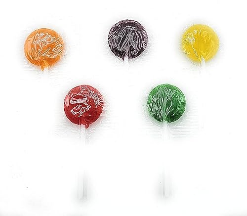Miniatura 6 de SWEETSOME Lollipops - Chupones surtidos de sabor a fruta, 5 sabores afrutados, caramelos duros, envueltos individualmente, paquete de dulces a