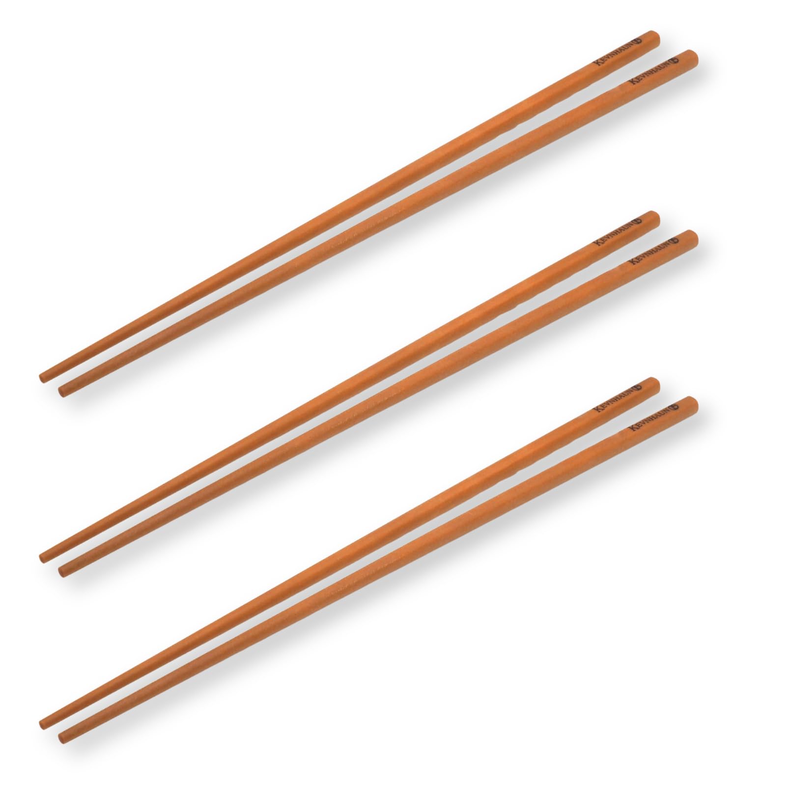 Wood Fiber Cooking Chopsticks, Set of 3 Pairs