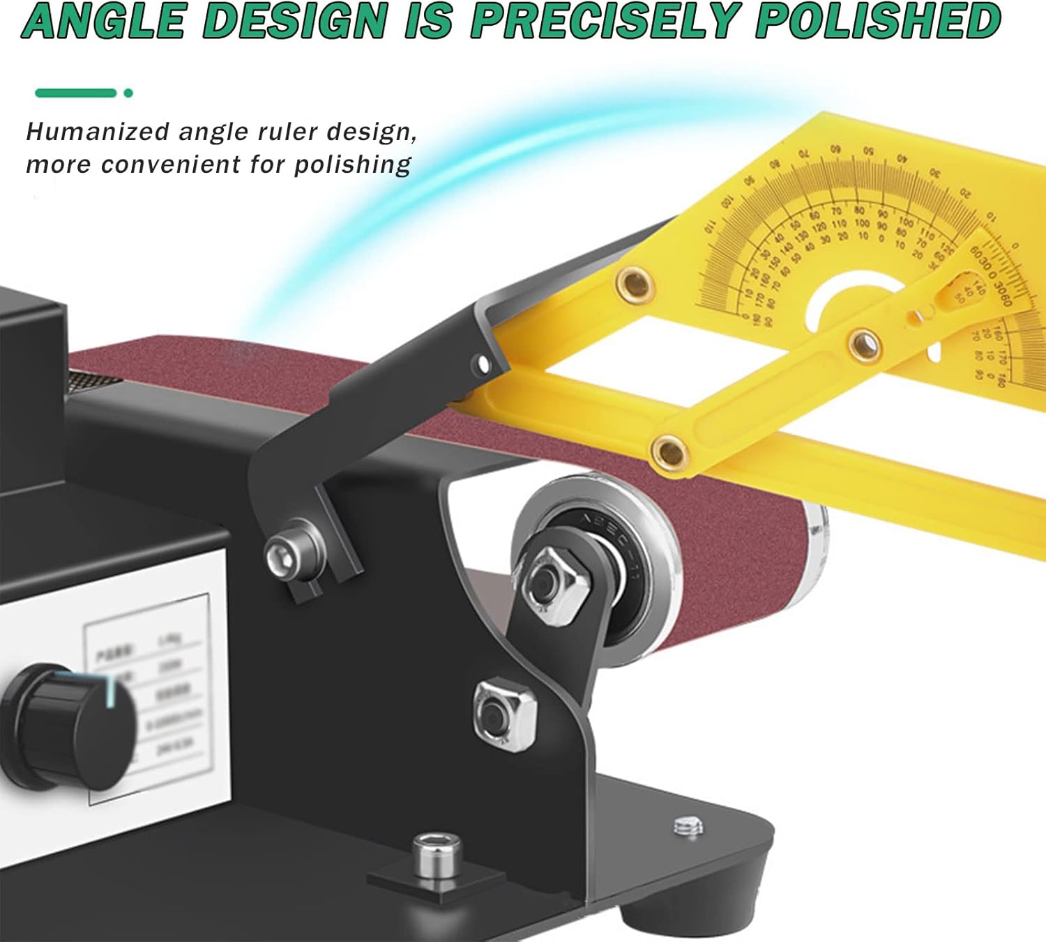 Small Belt Machine Miniature Mini Electric DIY Polishing Machine Polishing Machine Fixed Angle Desktop