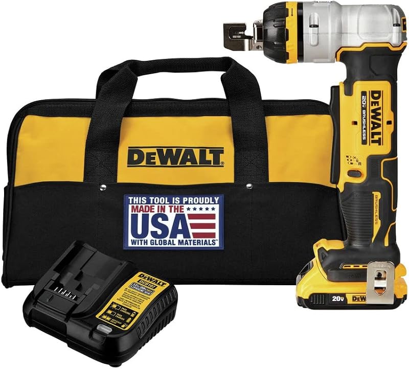 20V MAX XR Wire Cutter Kit, Cuts Carbon Steel and Stainless Steel Wire, Cordless, Battery and Charger Included (DCE158D1)
