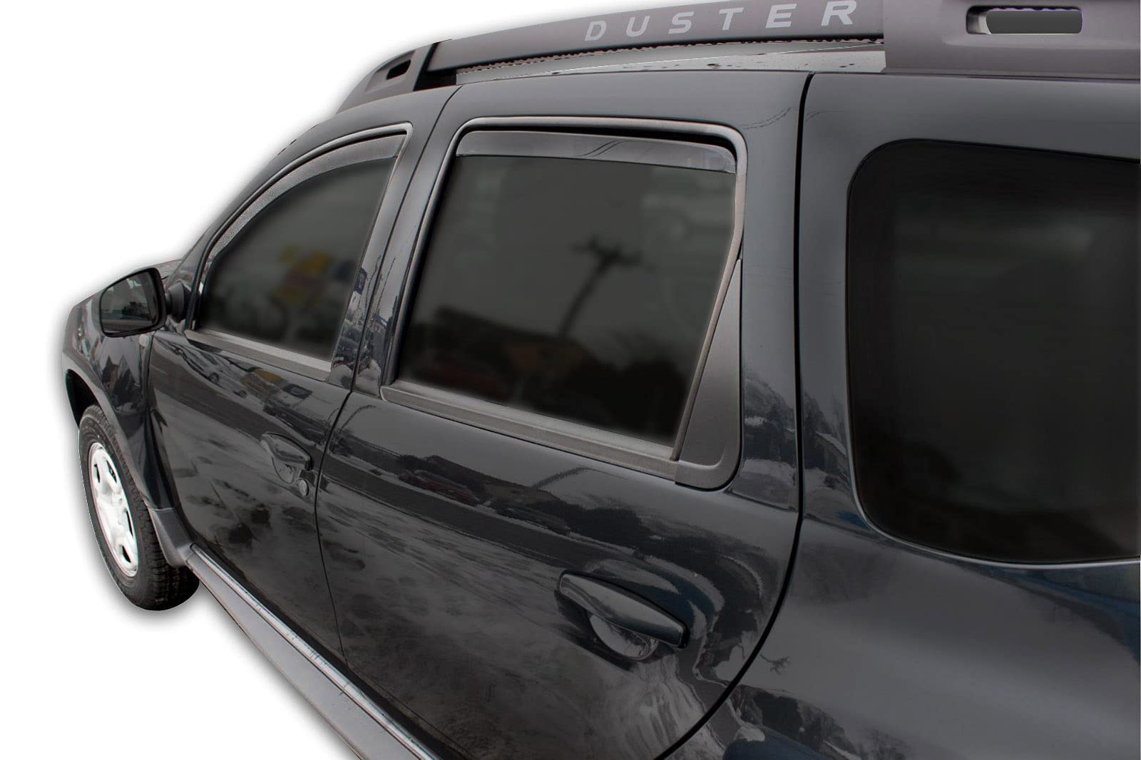 Deflettori D'aria Antiturbo Per BMW X1 F48 2015-2022 - Set 4 Pezzi Neri Fumé, Antivento E Antipioggia, Montaggio Ad Incastro - Foto 8