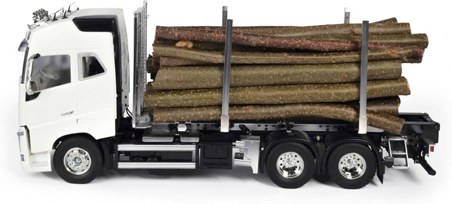 Tamiya 300056360 Volvo RC FH16 Globetrotter 750 6x4 Timber Truck 56360 1:16 Assembly Kit, Unlackiert