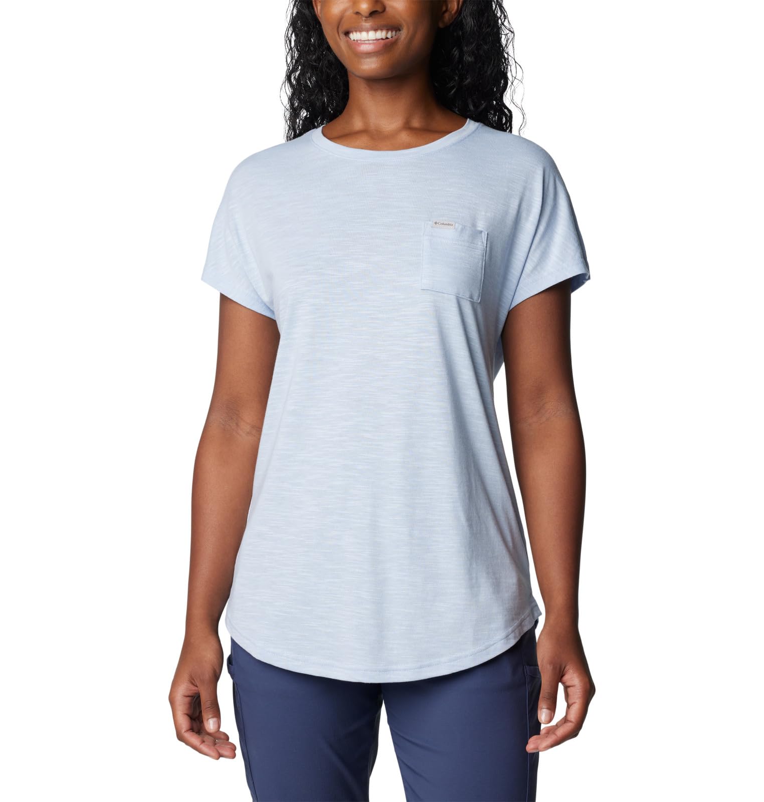 Columbia Women's Cades Cape Tee, Whisper, X-Small