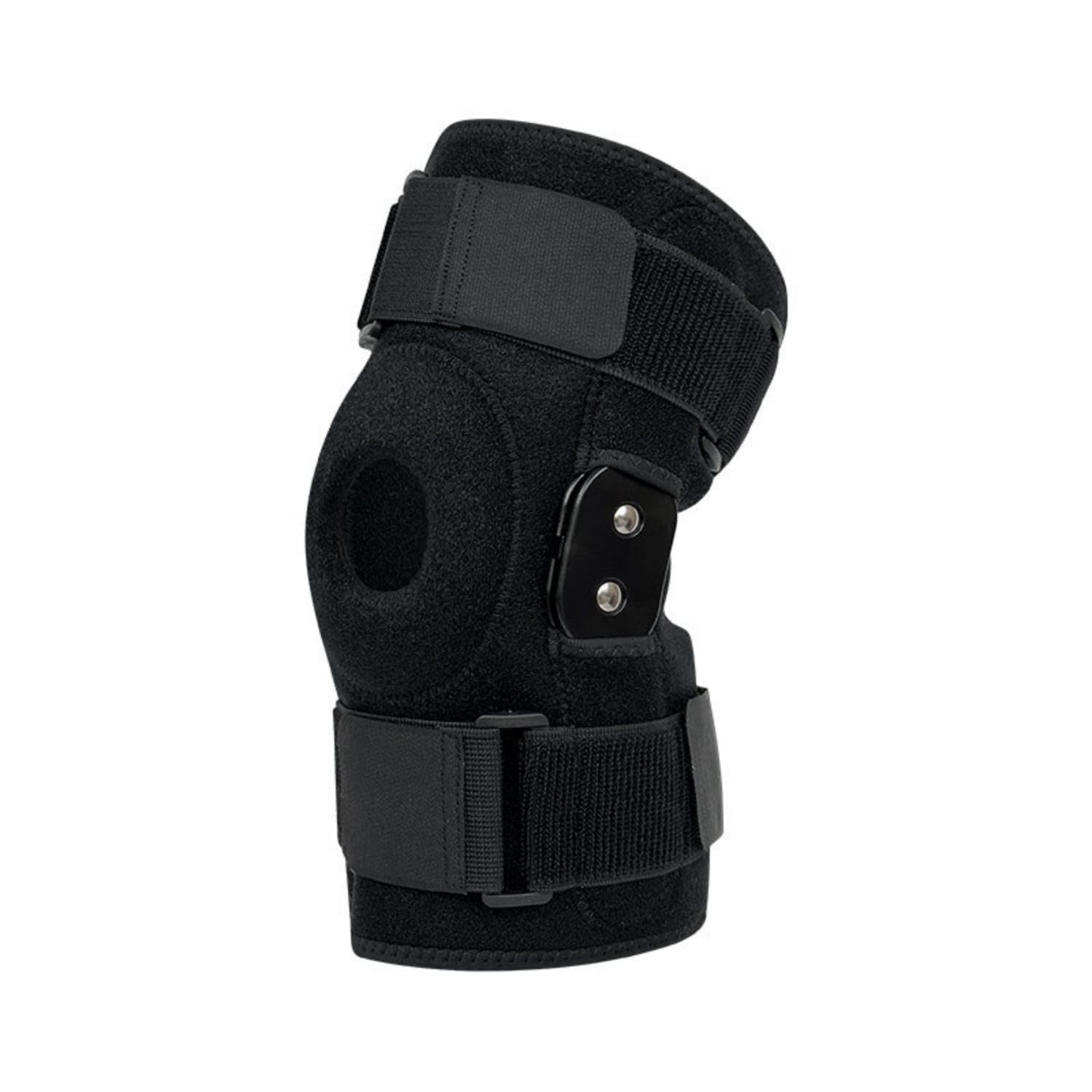 Stabilizing Knee Brace with Side Stabilizers Encircling Adjustable Knee Brace Orthopedic Leg Stabilizer Elastic for Athletes, Runners, Recovery, Sports, Xxl-picture-11