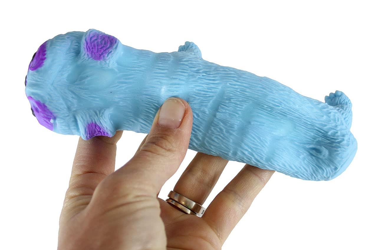 Curious Minds 2 Stretchy Pug Dog Fidget Toys - Crushed Bead Sand Filled Sensory Stress Relief