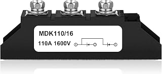 Yexiya MDK 110A (100A)-16 Solar Diode, DC Blocking Unidirectional in-line Anti Reverse Diode Peak Voltage 1600V Use Voltage Range: AC - 400VAC DC3-1000VDC, Include:12VDC 24VDC