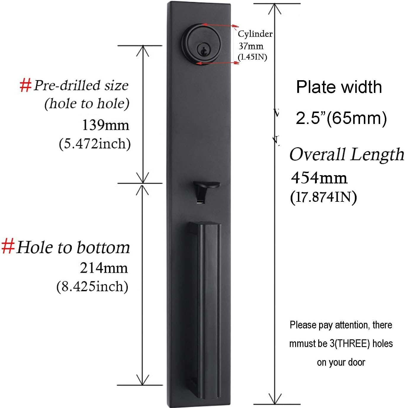 Lоwеѕt Prісе Handleset with Modern Knob and Mode,Handleset for Exterior and Front Door with Deadbolt in Silver Satin Nickel Finish MDHST (KEYED HANDLESET, Matte Black) Gеt Dіѕсоunt оƒƒеr Handleset with Modern Knob and Mode,Handleset for Exterior and Front Door with Deadbolt in Silver Satin Nickel Finish MDHST (KEYED HANDLESET, Matte Black)