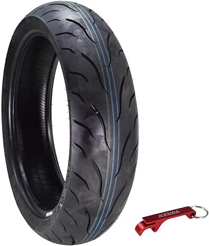 Miniatura 10 de Kenda KM1 (KM001) 120/70ZR17 Neumático delantero para motocicleta Sport Touring 58W - Neumático radial con estabilidad a alta velocidad y excelente