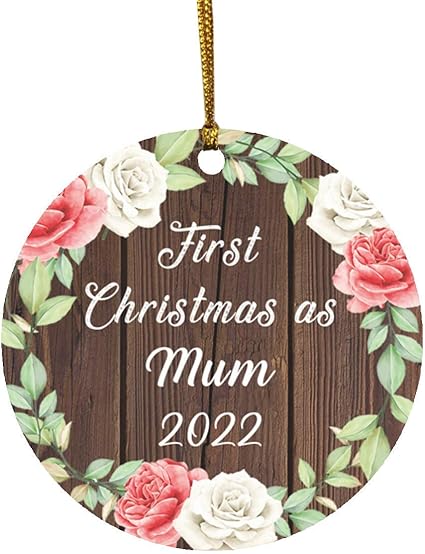 Dad Christmas 2022 First Christmas As Mum 2022 - Circle Ornament A Christmas Tree Hanging  Decoration - For Family Mom Dad Aunt Uncle Grand-Parent Birthday  Anniversary Thanksgiving Xmas : Amazon.co.uk: Home & Kitchen