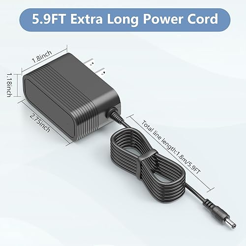 Miniatura 6 de Cargador para Fusion Black Pro Deep Tissue Massage Gun Reemplazo para Fusion Black Pro Massage Gun 24V 1A o 25.2V 1A Adaptador de corriente