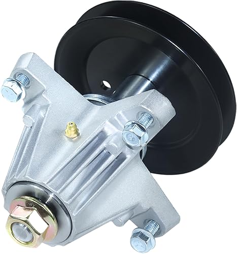 Miniatura 8 de Paquete de 3 conjuntos de husillo 918-06980 con polea tensora 756-05034A que reemplaza el conjunto de husillo Cub Cadet 918-06980 918 06980 91806980