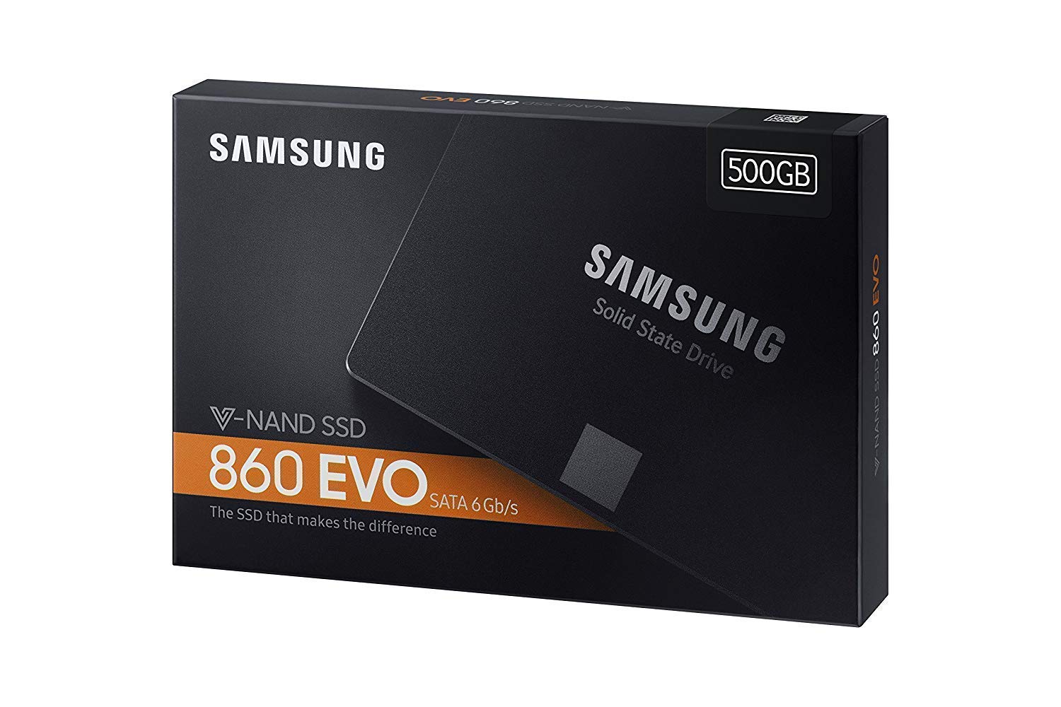 SAMSUNG MZ-76E500B Unità SSD Interna 860 EVO, 500 GB, 2.5" SATA III, Nero/Grigio